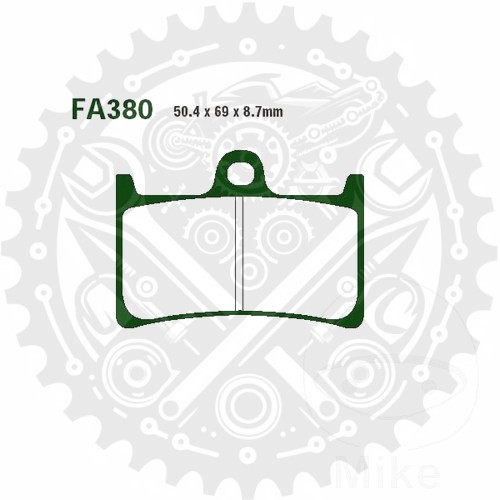 New EBC Brake Pads Sintered EPFA Fits Yamaha XSR 900 A 2022